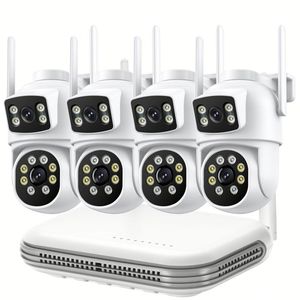 Kit de Cámara de Seguridad Full HD 8 Canales, Sistema de CCTV 8MP WiFi PLC NVR, Kits de Seguridad Residencial RS-RM2511, Cámara Monitor - Product Image 1