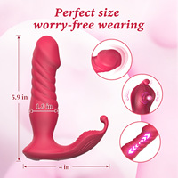 Bestseller Ferngesteuerter Einziehbarer Tragbarer Vibrierender Masturbator für Frauen Wasserdicht Kraftvolle Vibrationen Realistischer Dildo für Erwachsene