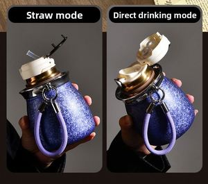 Titanium-covered Gourd Vacuum Insulation Thermos Cup Modern Minimalist Design Office Health Men's High-end Business Gift <b>Tea</b> - Product Image 5