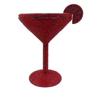 Pochette de soirée scintillante pour femme avec strass et verre en cristal, mini sac à main pour fête, rendez-vous galant ou sortie nocturne - Product Image 4