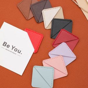 Cute Book Marker Mixed Colors Square Shape PU Leather Corner <b>Bookmark</b> Paper Clip for Reading - Product Image 5