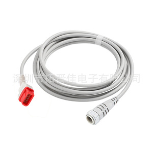 Compatible 10 Pin Invasive Pressure Sensor <b>Adapter</b> Cable For Abbott B Braun Uta Medical Devices PVC Material <b>Plug</b> In Connector - Product Image 3