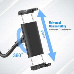 Giá Đỡ Máy Tính Bảng Lười Cổ Ngỗng Để Bàn Giá Đỡ Máy Tính Bảng Xoay 360 4.7-12.9 Inch Cho Giá Đỡ Ipad Giá Đỡ Điện Thoại Uốn Cong Cánh Tay Dài - Product Image 3