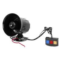Klaxon de voiture universel 12V 20W, son à 3 tons, alarme sonore forte, sirène d'incendie, haut-parleur, accessoires automobiles pour moto