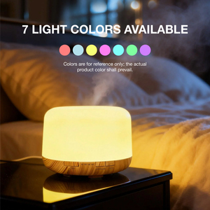 Difusor de aceites esenciales de 500 ml, máquina difusora ultrasónica de aceites esenciales anhidros con control remoto y luz LED de 7 colores - Product Image 4
