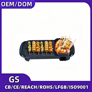 Đa Chức Năng Hộ Gia Đình Điện Vỉ Nướng Đặt Không Dính Trong Nhà/Ngoài Trời Đồ Nấu Nướng Lẩu Thịt Nướng & Chảo Kết Hợp - Product Image 2