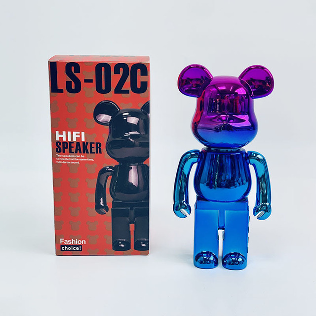 Ins Style Factory Wholesale Violent Bear Speaker Electronic Presents Grizzly Bear Blue Tooth Wireless Fashion Decoration Gifts