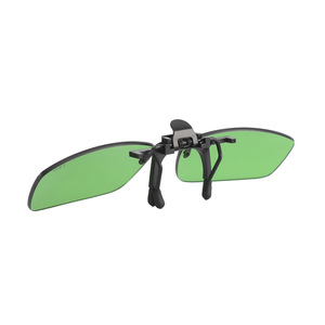 Led <b>Clip</b> On Safety Glasses Green Lens Anti Fog Plastic <b>Frame</b> For Lab Use - Product Image 4