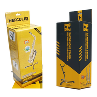 HERCULES Adjustable Portable Saxophone Stand Made in China Musical Instrument Accessory