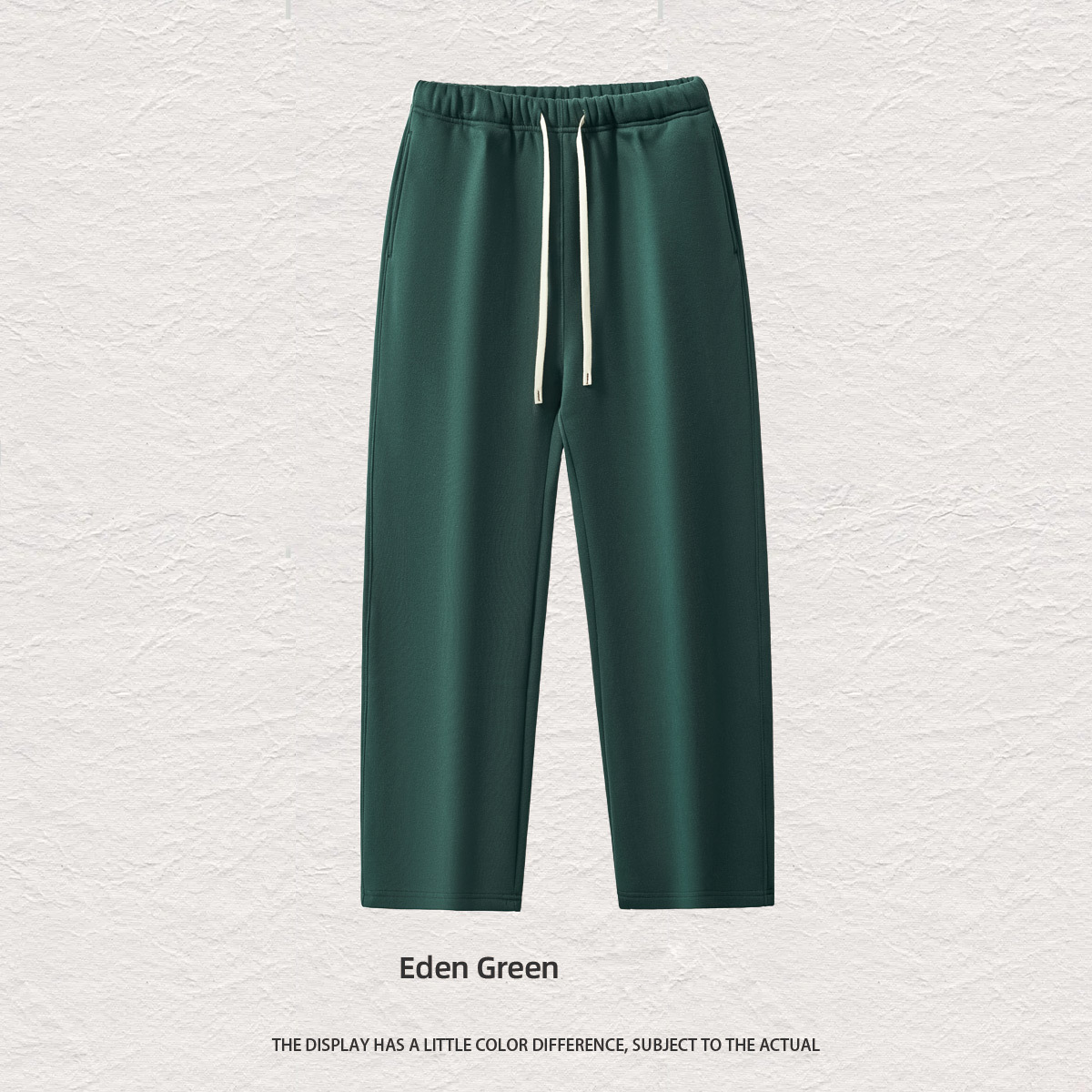 Pantalón recto verde