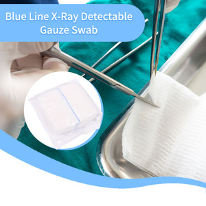 Compresas de gasa quirúrgica con hilo azul detectable por rayos X, 8 capas, 12 capas, 16 capas - Product Image 3