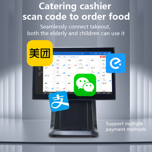 Système de point de vente tout-en-un avec écran tactile de 15 pouces pour les magasins de détail, caisse enregistreuse, écran client, Windows/Android, thermique - Product Image 2