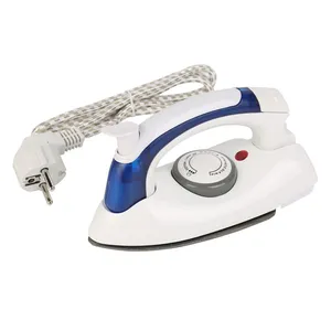 Portable Water Electric Mini Travel Steam Iron with Boiler With 3 Gears Baseplate foldable Handheld Flatiron