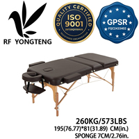 Cama de Masaje Plegable Moderna de Tres Secciones, Fabricada en Cuero Sintético, con Respaldo y Altura Ajustables, para Salón de Belleza y Masajes