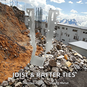 Supports de poutre robustes <span class=keywords><strong>pour</strong></span> une charge maximale, supports de poutre <span class=keywords><strong>en</strong></span> forme de <span class=keywords><strong>U</strong></span> à 30 degrés, supports de poutre 2x4, supports de poutre 2x4 - Product Image 2