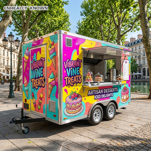 Camion à hamburgers multi-usages entièrement équipé, barbecue, certifié CE, remorque de grillades commerciale - Product Image 4