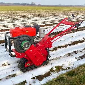 उच्च गुणवत्ता वाले बेल्ट ड्राइव गैसोलीन इंजन ट्रैक टिलर फार्मिंग मशीनरी डच उपयोग के लिए मिट्टी ढीला मशीन मिनी - Product Image 3