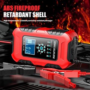 Chargeur de batterie de voiture intelligent FOXSUR FBC122410D 12V/10A 24V/5A, testeur de tension de batterie automobile - Product Image 5