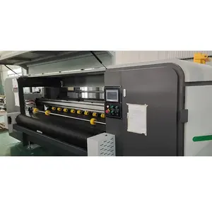 Venda quente automática multi-cor ondulado papel digital/equipamento de impressora multicanal