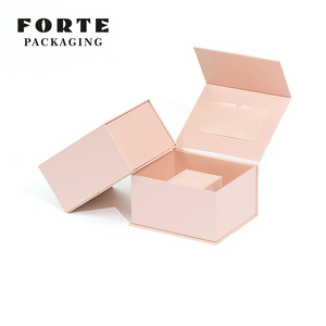 Caja de embalaje para anillos FORTE, duradera, de cuero sintético de lujo, hecha a mano, con forro de terciopelo. - Product Image 4