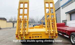 Semi-remorque porte-conteneurs à plateau plat en acier de 40 pieds pour le transport maritime, capacité de charge de 30 000 kg - Product Image 2