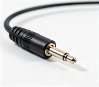 Câble audio mono 3,5 mm avec connecteur mâle pour haut-parleur, machine d'éducation précoce, microphone, cordon de charge