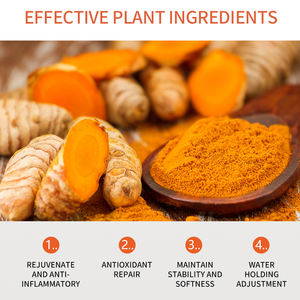 Private Label Ginseng & Glycerin Turmeric Scrub Face Care Whitening Brightening Skin Care Set - Product Image 3