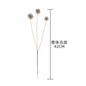 Bouquet de fleurs artificielles Yingzi, branche unique en PVC souple vert, décoration de mariage et de maison, style INS transfrontalier - Product Image 4