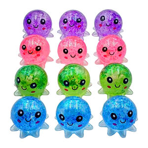 Pulpo de maltosa dorado en polvo, pulpo musical para amasar, pelota antiestrés, pelota de descompresión, pulpo blandito, juguete antiestrés para apretar - Product Image 1