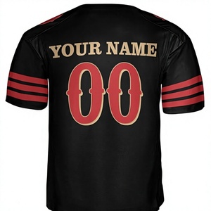 Camiseta de Béisbol Negra Personalizada para Hombre, con Números Teal Impresos en la Parte Delantera, Ribete Naranja, Cuello en V, Manga Corta, Absorbe la Humedad, Antibacteriana - Product Image 2