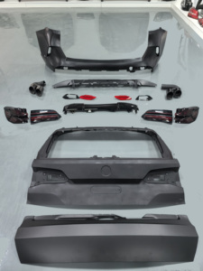 Kit carrosserie pour <span class=keywords><strong>BMW</strong></span> X5 F15 2014-2018 mise à niveau vers 2025 X5M G05 Style non coupé lifting phare LED capot pare-chocs accessoires de voiture - Product Image 5