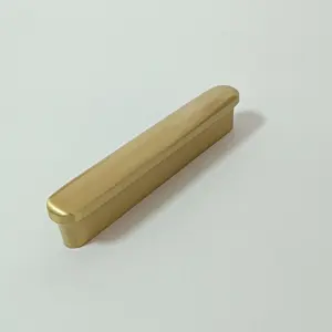 Custom Kitchen Cabinet Hardware Brass Material Bedroom Furniture Pulls Handle Light Electroplating Anti Layer Knob Packing Multi