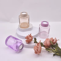 Bouteille en verre vide de 100 ml pour diffuseur à bâtonnets, avec sérigraphie personnalisée, pour huiles essentielles et parfums, et coffret cadeau – Vente en gros