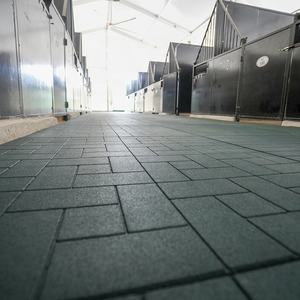 Alfombrillas Antideslizantes para Establos de Caballos de EPDM, 15 mm de Grosor, Baldosas para Piso de Exteriores, Venta al por Mayor, para Cría de Animales, Vacas y Caballos - Product Image 4