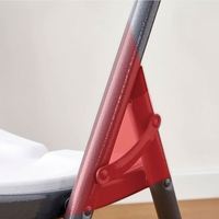 Chaise pliante en tube d'acier HDPE, résistante à l'eau, portable, pour événements, centres commerciaux et parcs