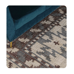 Tapis en Laine Marocain Fait Main Grand Vintage Blanc Dhurrie Jute Multicolore avec Franges Droites Style Moderne Direct De l'Inde - Product Image 2