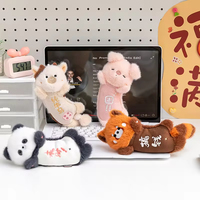 Al por mayor: Reposamuñecas de peluche con diseño de mapache y ratón de la serie de animales de dibujos animados, para ordenador, oficina, escritura, regalo