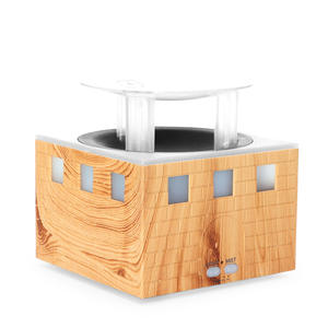 Diffuseur d'arômes créatif avec lumière LED et fonction humidificateur pour usage domestique, capacité 0,5 L, design carré - Product Image 1