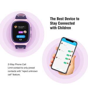 Montre connectée pour enfants 4G LT31 avec écran IPS, bracelet en gel de silice, navigation GPS, SOS, appels vidéo, étanche IP67 pour garçons et filles - Product Image 5
