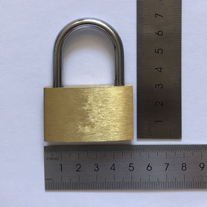 Meilleure qualité meilleur prix 50mm cuivre massif à levier unique verrouillage laiton cadenas sécurité cadenas pour entrepôt - Product Image 4