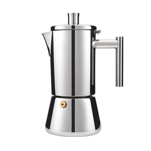 <span class=keywords><strong>Cafetera</strong></span> Moka de Inducción de <span class=keywords><strong>4</strong></span> <span class=keywords><strong>Tazas</strong></span> y 6.8 oz, <span class=keywords><strong>Cafetera</strong></span> Espresso para Estufa, <span class=keywords><strong>Cafetera</strong></span> <span class=keywords><strong>Italiana</strong></span> de Acero Inoxidable, <span class=keywords><strong>Cafetera</strong></span> Mocha - Product Image 1