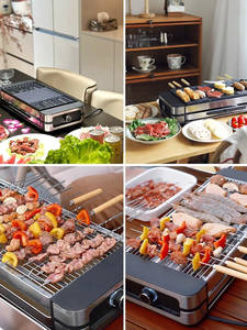 Allemagne 2025 Nouveau Grill Électrique Sans Fumée <span class=keywords><strong>en</strong></span> <span class=keywords><strong>Fonte</strong></span> pour <span class=keywords><strong>Barbecue</strong></span> Intérieur Domestique <span class=keywords><strong>avec</strong></span> Fonction Brochettes - Product Image 5