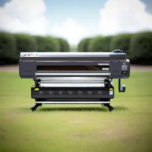 I3200 1.8m 1.9m数码纺织印花机旗帜横幅涤纶织物打印机喷墨染料升华打印机