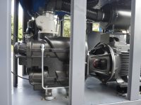 Kompresor Udara Sekrup Putar Magnet Permanen Dua Tahap 75KW 100HP Industri VSD