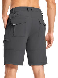 Pantalones Cortos Cargo Multibolsillos para Hombre, Ropa <span class=keywords><strong>de</strong></span> Trabajo para Deportes al Aire Libre, Pantalones Cortos Casuales <span class=keywords><strong>de</strong></span> Verano para Senderismo, Pantalones Capri Transpirables <span class=keywords><strong>de</strong></span> Secado Rápido - Product Image 4