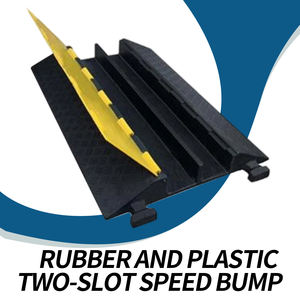 नई शैली पर्यावरण के अनुकूल सामग्री रखरखाव दो-तार स्लॉट रबर और प्लास्टिक केबल ट्रे गति बैम्प्स - Product Image 5