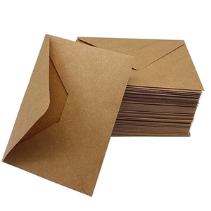 Tùy Chỉnh Kích Thước Có Thể In Tái Chế Màu Đen Trắng Nâu Kraft Paper Phong Bì - Product Image 3