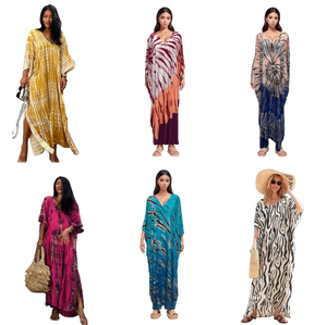 Nuova Abaya Musulmana Africana alla Moda, Ampia e Casual, con Stampa Elegante e Diamanti, <span class=keywords><strong>Abbigliamento</strong></span> Femminile Molto Richiesto - Product Image 2