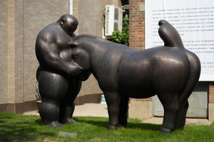 <span class=keywords><strong>Fernando</strong></span> Botero Obra DE ARTE los bailarines Estatua de bronce Esculturas - Product Image 6