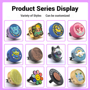 Wholesale Zinc Alloy <b>Car</b> Perfume <b>Diffuser</b> Clip Reusable Design <b>for</b> Long-Term Interior Fragrance Decoration Odor Removal No - Product Image 3